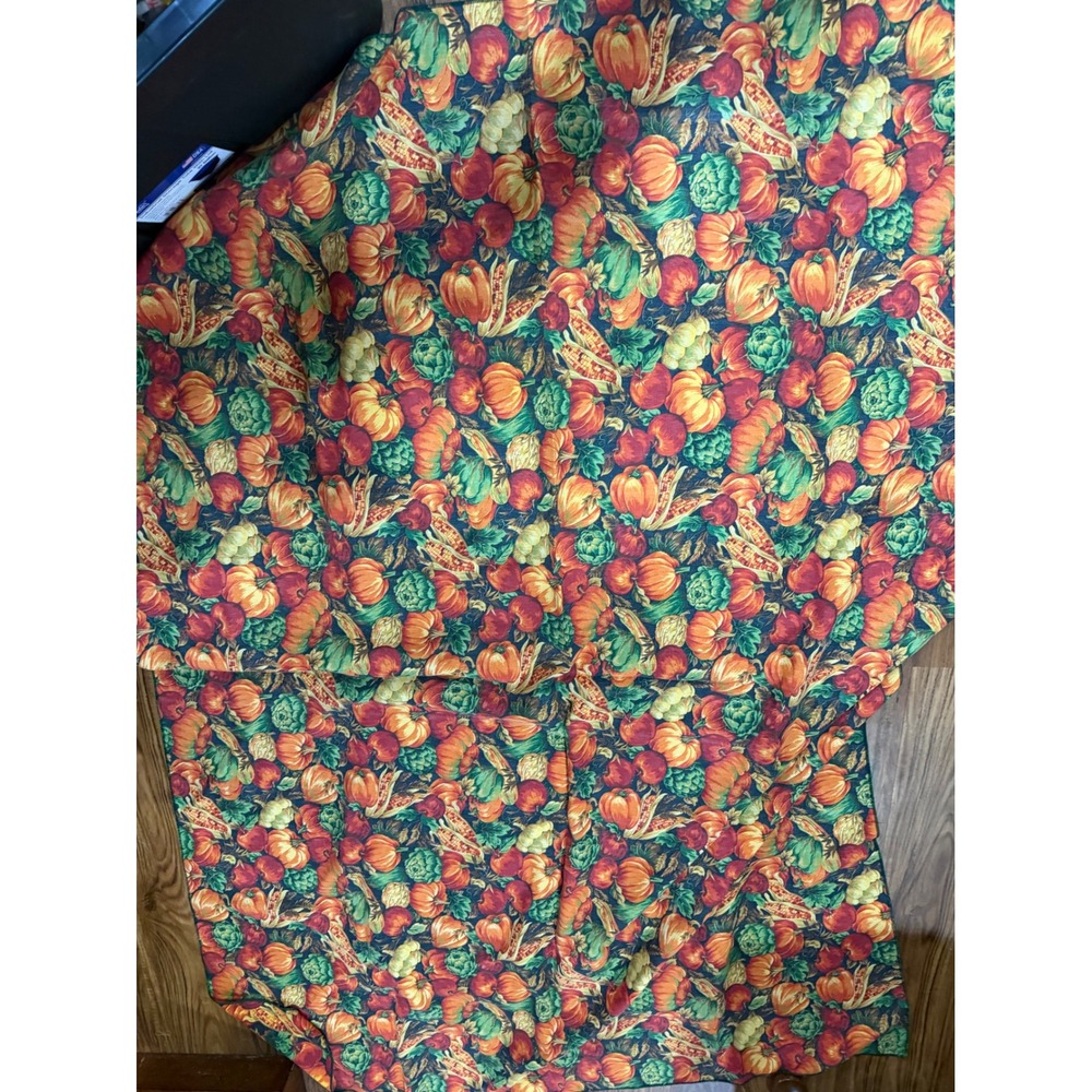 Cottagecore Unisex Unbranded Harvest Tablecloth 68x48 Multicolor